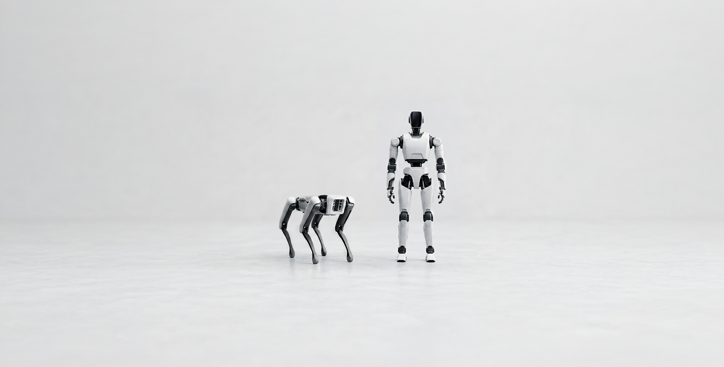 Humanoid and quadruped robots